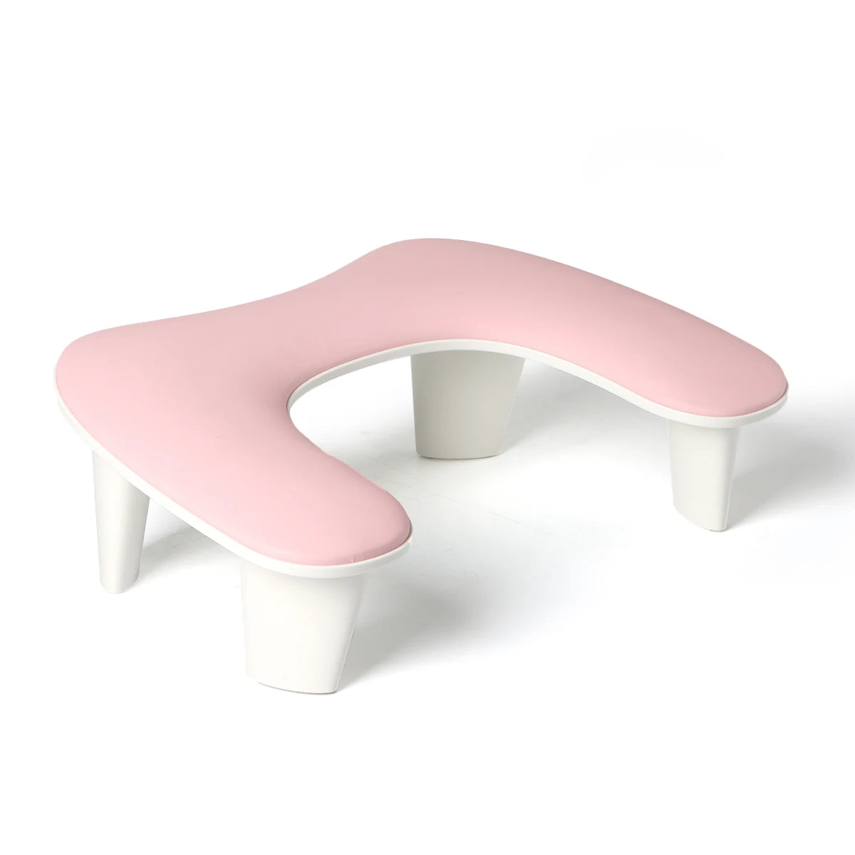 U-Shaped Nail Arm Rest Pillow with Detachable Brackets – Manicure Hand Rest for Nail Salon