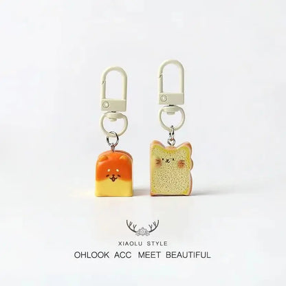 Chikawa Dessert Bread Keychain – Hachiware Usagi Rabbit Cute Foodie Backpack Pendant Accessory