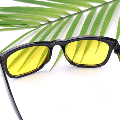 Anti-Glare Night Vision Driving Goggles for Men - Enhanced Light, Fashion Glasses, Car Accessory