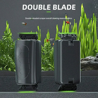 Magnetic Aquarium Fish Tank Brush – Floating Glass Cleaner & Algae Scraper, Aquarium Accessories