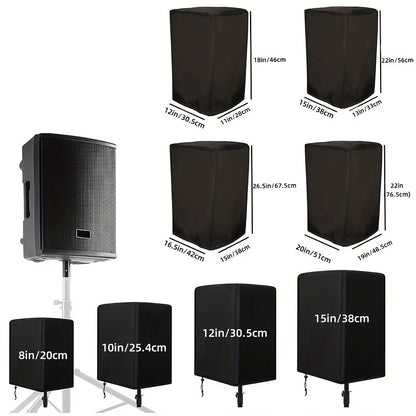 All-Weather UV-Resistant Oxford Speaker Cover — Indoor & Outdoor Protective Cover, Multiple Sizes Available