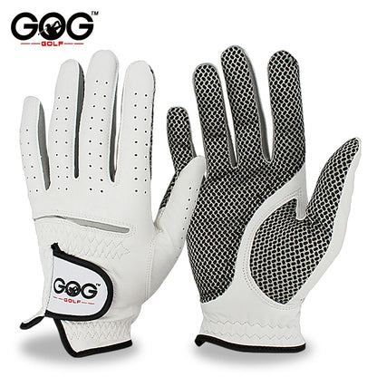 Men’s Golf Gloves – Cabretta Leather Left/Right Hand with Anti-Slip Grip, Soft & Breathable Design
