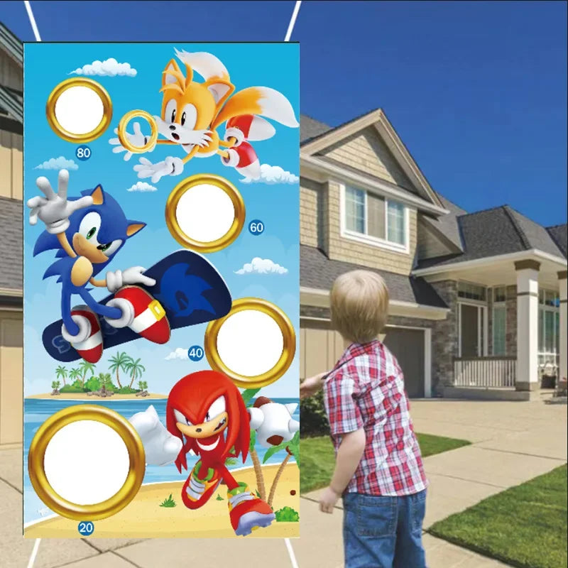 Sonic The Hedgehog Bean Bag Game – Kids Party Decoration & Birthday Gift