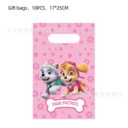 PAW Patrol Skye Pink Birthday Party Decorations Set – Foil Balloon Backdrop, Disposable Tableware & Baby Shower Supplies for Girls Kids Gifts