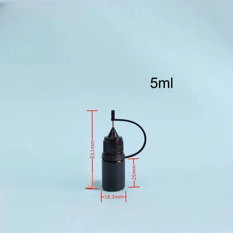 50ML Plastic Liquid Alcohol Dispenser Bottle for Rosin, Solder Flux Paste, PCB Cleaning & Welding Repair Tools