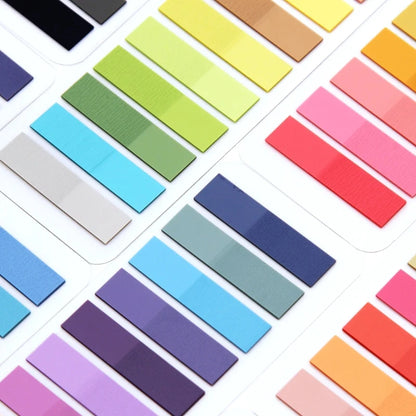 2400PCS Transparent Colorful Sticky Notes – Self-Adhesive Index Memo Pads for Office, School & Creative Stationery Use