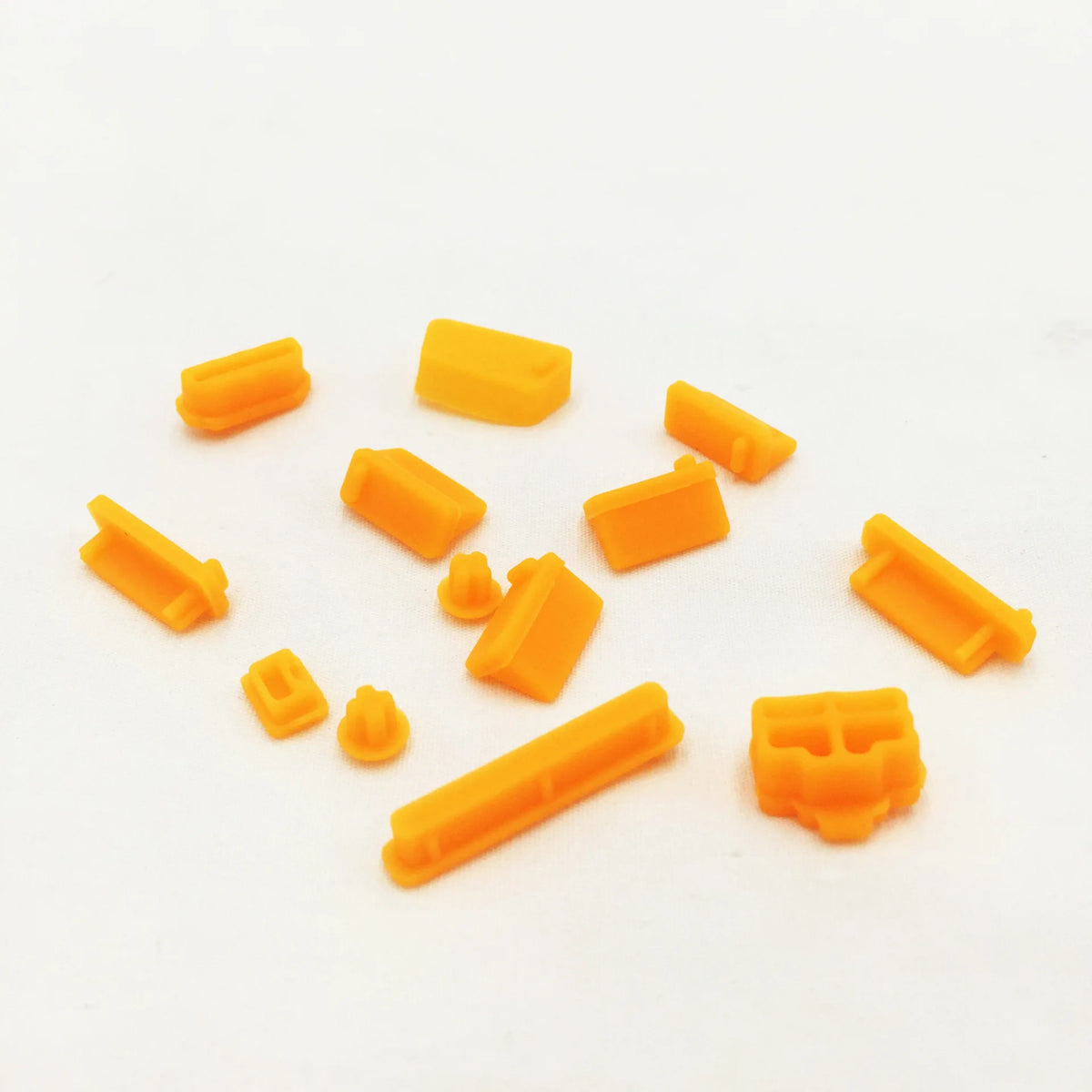 16-Piece Universal Silicone Port Plugs - Anti-Dust USB & Laptop Computer Port Protectors