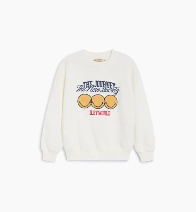 TNS Style Cotton Sweatshirt - Trendy 2026 Casual Pullover Top for Boys and Girls