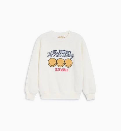 TNS Style Cotton Sweatshirt - Trendy 2026 Casual Pullover Top for Boys and Girls