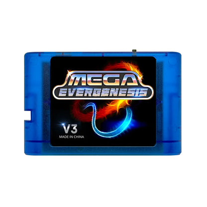 3000 in 1 Mega Genesis V3 Pro Game Card - 4GB TF Memory Card for SEGA Genesis Mega Drive Console