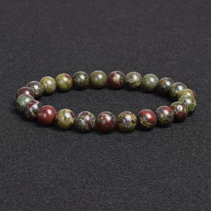 Genuine Natural Stone Beaded Bracelet – Apatite, Lapis Lazuli, Agate & Tiger Eye High Quality Crystal Gem Jewelry Bangle for Men & Women