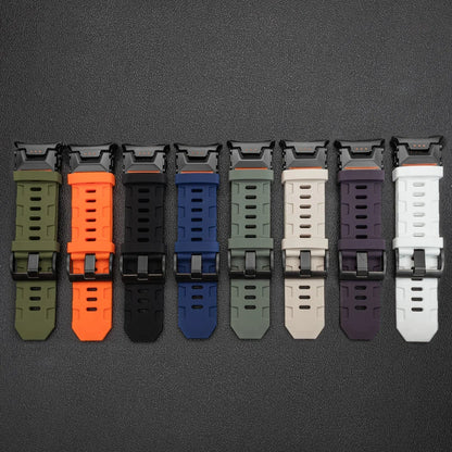 Soft Silicone Luxury Sport Strap for Samsung Galaxy Watch Ultra 47mm — No-Gap Curved End Band for Men