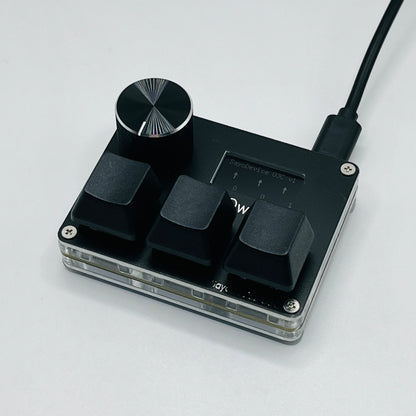 O3C SayoDevice OSU O3C Rapid Trigger Hall Switches – Magnetic Pink Keyboard Switches with Knob, Screen Copy & Paste Shortcut