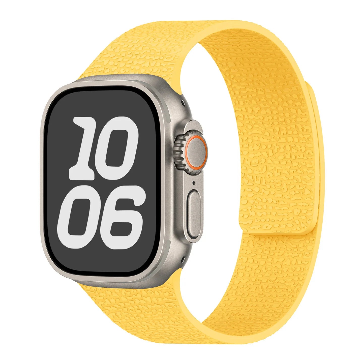 Silicone Magnetic Strap for Apple Watch - Adjustable Band for 49mm/46mm/45mm/44mm/42mm/41mm/40mm Series Ultra, SE & More
