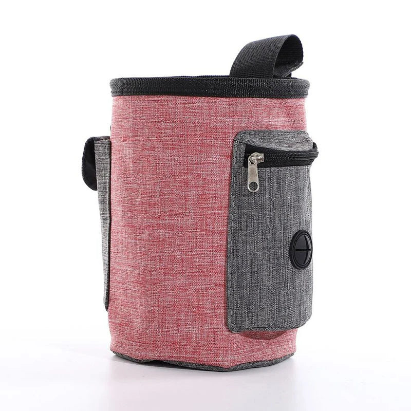 Pet Training Waist Bag - Portable Dog Treat Pouch for Snacks, Poo Bags & Outdoor Walking Essentials