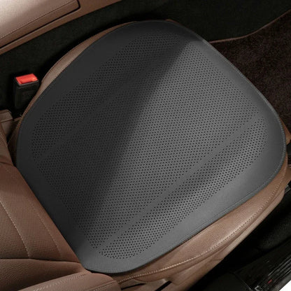 Universal Car Seat Cushion Cover - Four-Season Breathable Ventilated Half-Cover Seat Pad Set for Front or Rear Seats