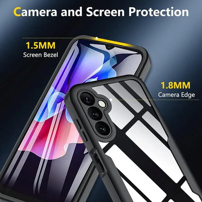 360° Full Body Screen Protector Case for Samsung Galaxy A Series - Transparent Shockproof Protective Cover