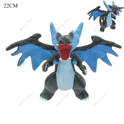 Pokémon Plush Toy Set Shiny Gyarados Charizard Mega Rayquaza Lucario Ho-Oh Zorua Butterfree Anime Stuffed Animals Kids Christmas Gift Plushies