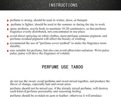Hot Sale Men's Cologne – Fresh Temptation Perfume for Self-Confidence, Gentleman Fragrance Atomizer