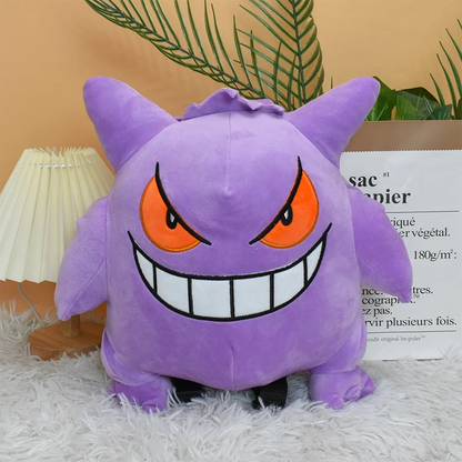 Pokemon Plush Backpack – Pikachu, Snorlax, Eevee, Mimikyu, Mew, Gengar, Charizard, Piplup & Slowking Toy Doll Gift for Kids