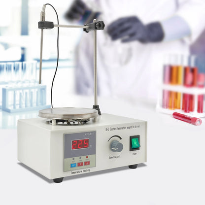 Digital Magnetic Stirrer 250W — Lab Tabletop Heating Plate Mixer, Large Volume, 304 Stainless Steel, 0–2000 RPM
