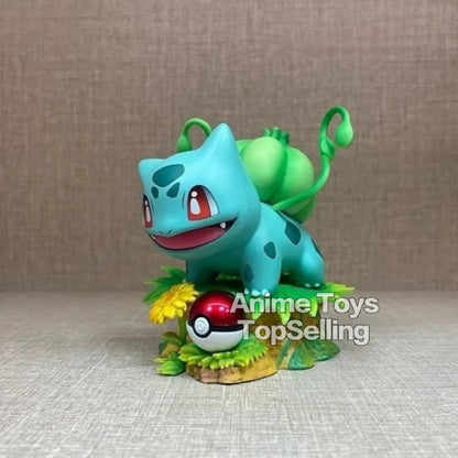 10cm Pokemon Bulbasaur Anime Figure – PVC Action Toy for Kids & Collectors