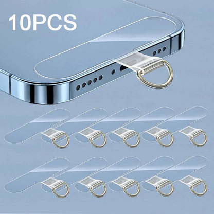 Universal TPU Anti-Lost Phone Lanyard – 10/5/1PCS Detachable Nylon Hanging Cord Strap, Card Gasket & Tether Pad