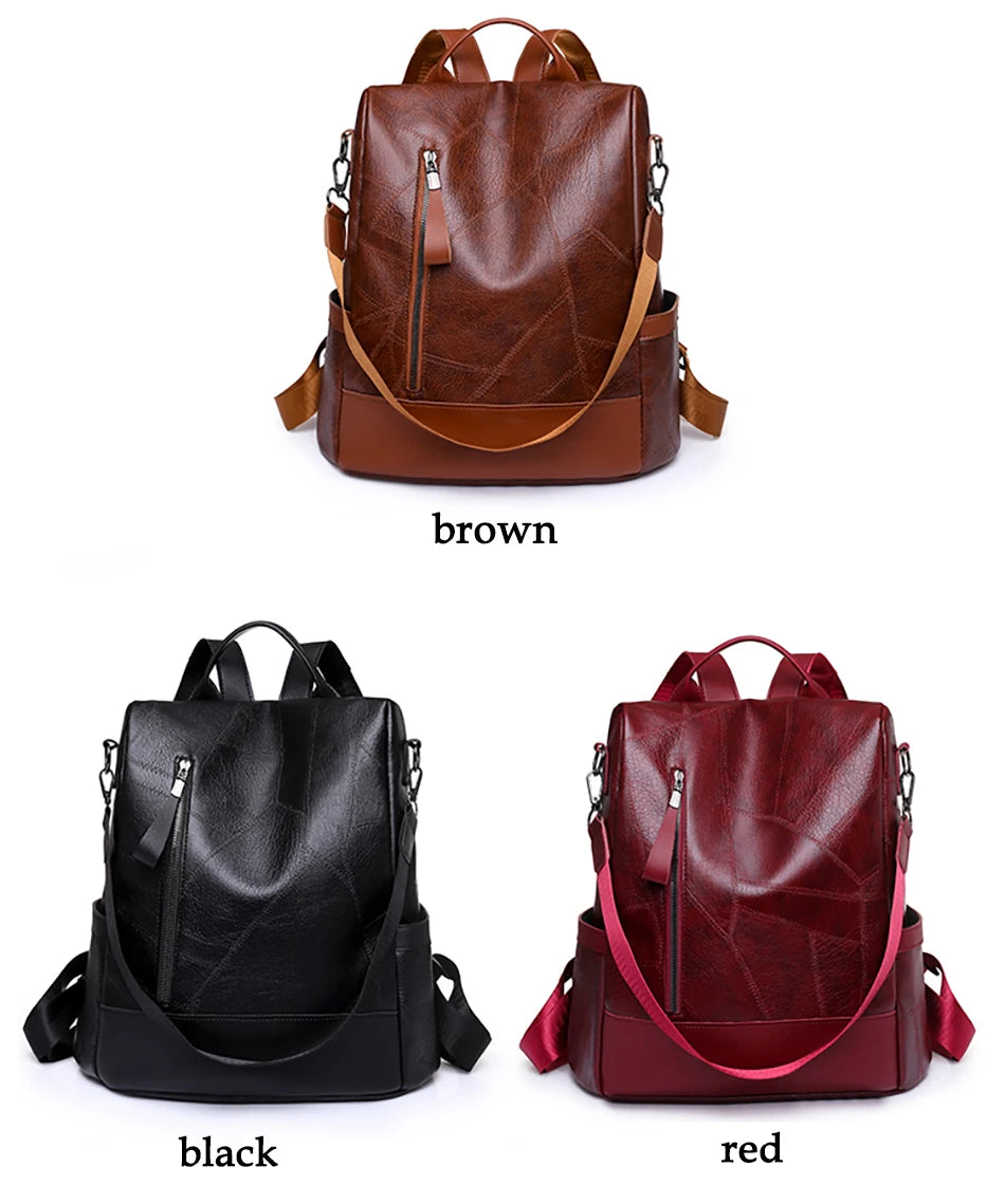 Women's Anti-Theft Backpack - Casual Daypack with Multi-Function Pockets for Travel and Outdoor Use