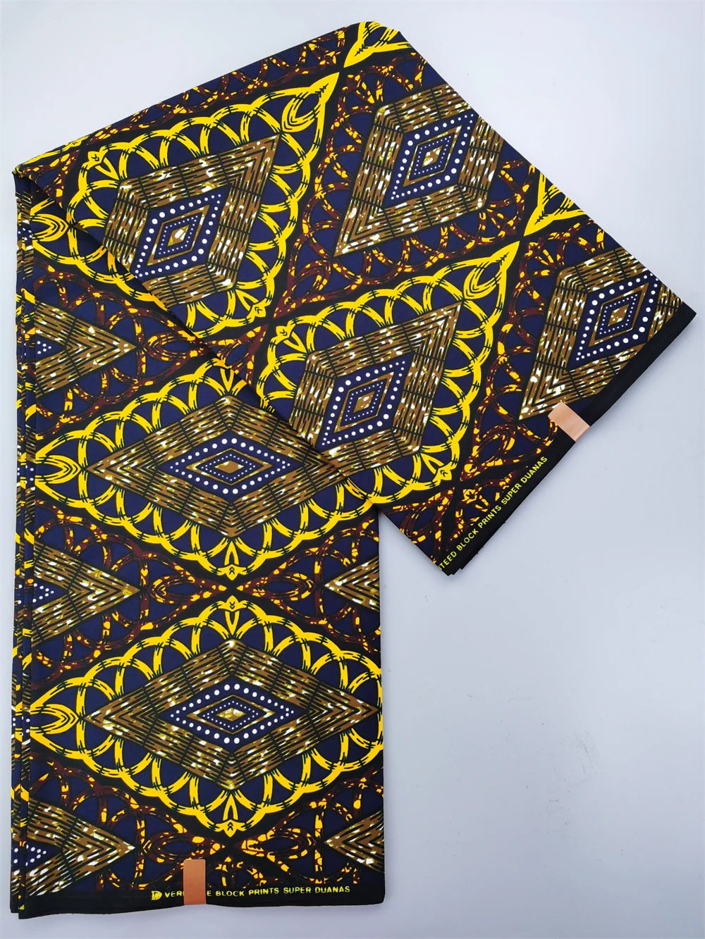 African Ankara Wax Print Fabric - 100% Cotton Nigerian Designer Pagne for Sewing & DIY Party Dresses