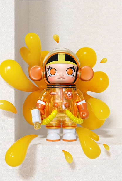 Popmart Mega Space Molly 100% Anniversary Series — 4th Gen Blind Box Collectible Action Figure Toy, Mystery Gift Model