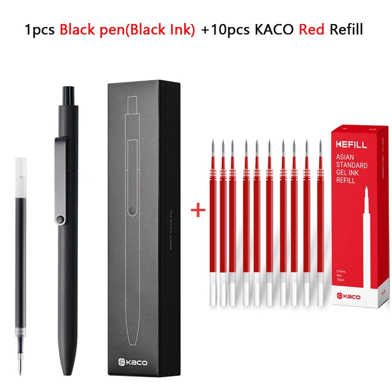 KACO 0.5mm MIDOT Gel Ink Pens – Quick-Drying, Smooth Writing, High-Volume for Exams, Grading, Homework, and Papers