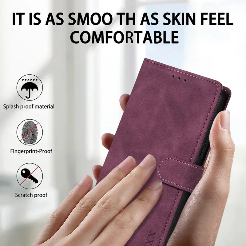 Wallet Card Slot Flip Leather Case for Samsung Galaxy A05s A07 A13 A14 A15 A16 A17 A26 A34 A35 A36 A52 A53 A54 A55 A56 A71 - Protective Phone Cover