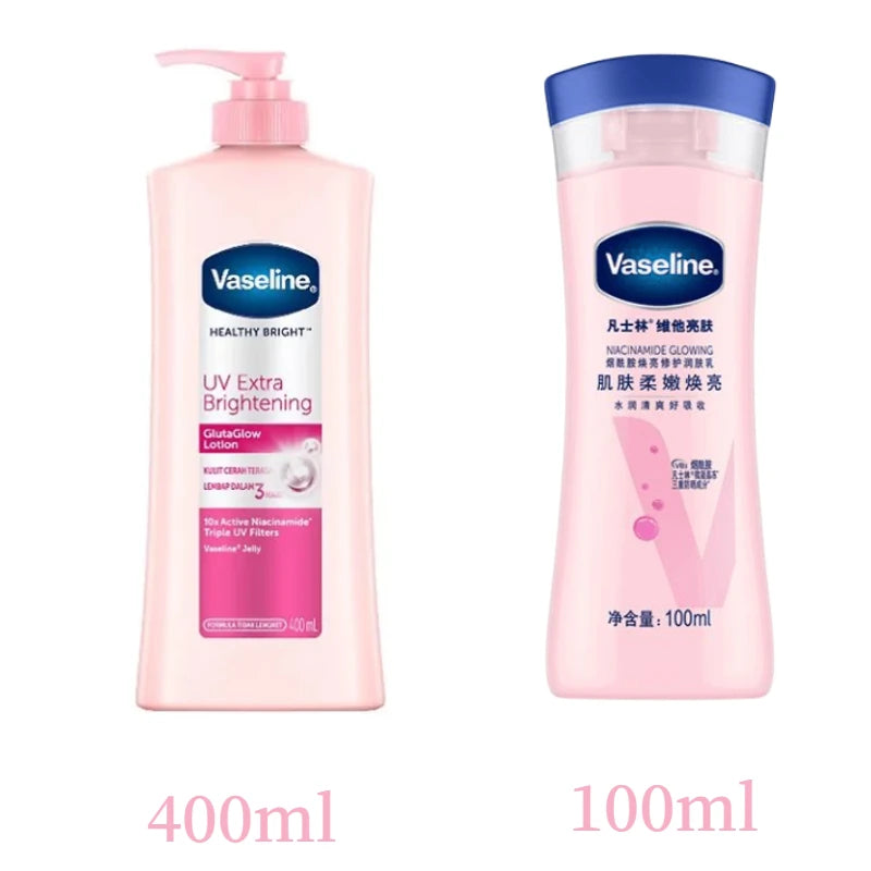Whitening & Moisturizing Vaseline Body Lotion – Niacinamide Brightening Skin Lotion, 100ml/400ml Options
