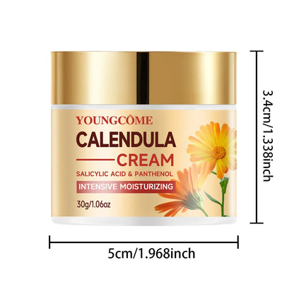 YOUNGCOME Calendula Face & Neck Cream – Anti-Aging Moisturizer, Pore Minimizing, Wrinkle Smoothing, Firming & Brightening Skincare Cream