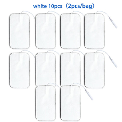 5×9cm Non-Woven Electrode Pads – 2mm Plug for TENS Muscle Stimulator & Acupuncture Machine, Gel Patch Accessories