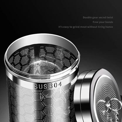 Stainless Steel Tea Infuser — Extra Fine Mesh Strainer with Extended Chain Hook for Loose Tea