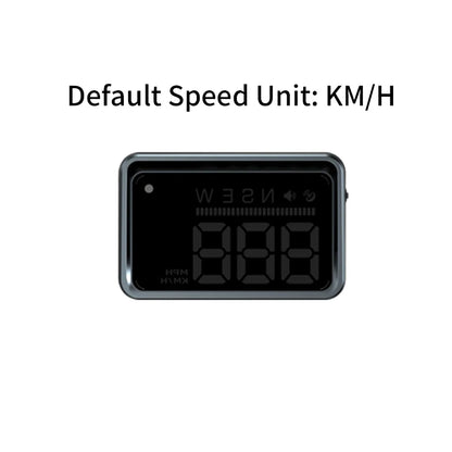 KWHUD GPS Head-Up Display Speedometer – Digital Windshield Projector USB Plug & Play Car Speed Monitoring Device