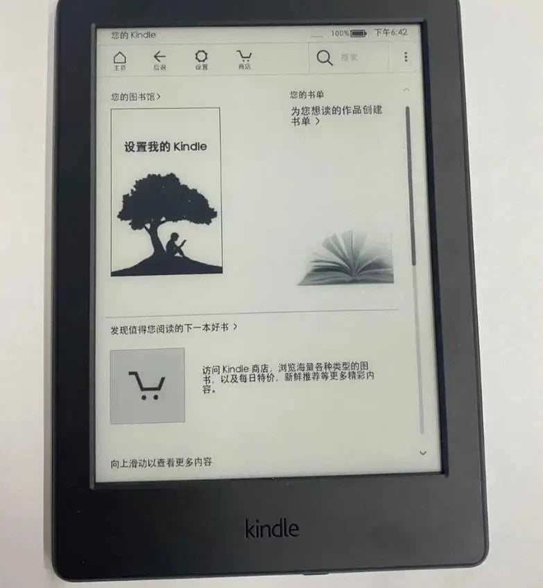 6" Original Kindle 8th Gen E-Book Reader, E-Ink Touch Screen, Without Backlight, Supports Multiple Languages, Perfect Gift
