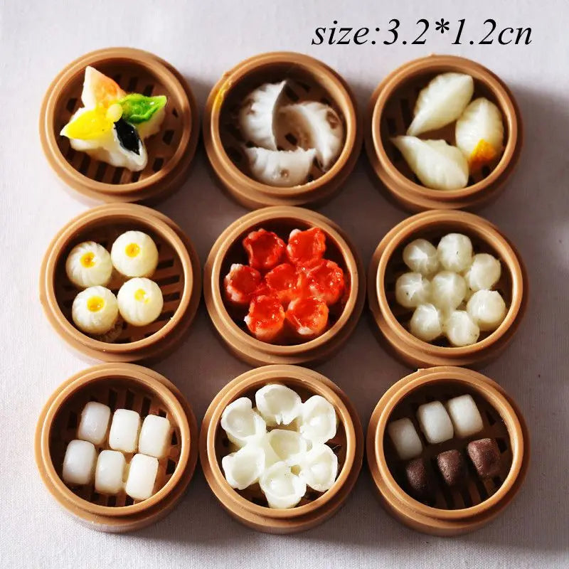 2PCS 1:6 Scale Miniature Japanese Seafood Noodles – Dollhouse Pretend Food for Blythe, Barbie, BJD & 1/6 Dolls Accessories