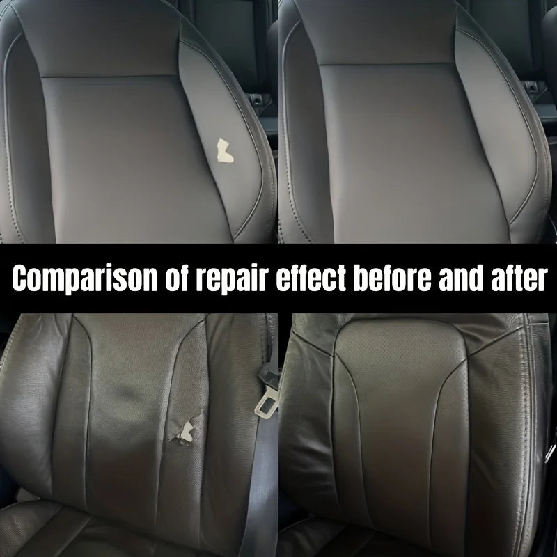 JOKJOK Leather Repair Filler 30ml - Black PU Vinyl Paste for Car Seats, Sofas, Shoes, Scratches, and Cracks
