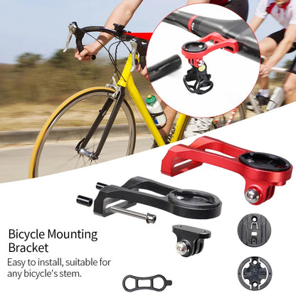 3-in-1 Bicycle Speedometer Stand – Aluminium Alloy MTB Handlebar Mount for GARMIN Edge GPS & GoPro