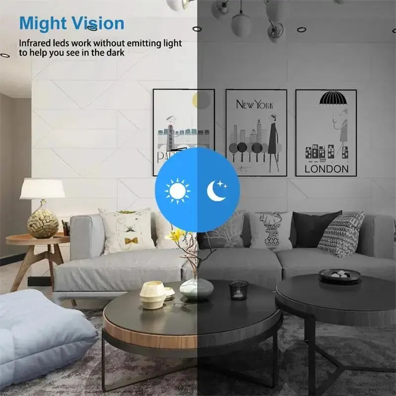 1080P HD Mini WiFi Camera – Wireless Night Vision, Remote Home Surveillance for Kids, Pets & Safety Monitoring