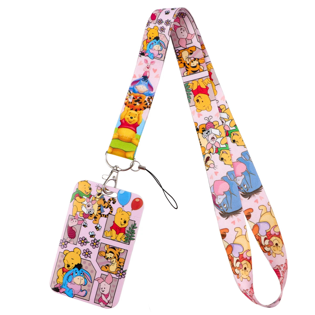Cartoon Stitch Credential Holder Lanyard – Cute Neck Strap for Keychain, Pass & Credit Card Holder Accessories