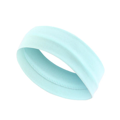 Summer Sports Headbands for Women – Solid Color Elastic Fitness, Yoga, and Running Bandanas, Stretch Makeup Hair Accessories 2023