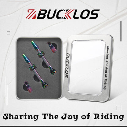 BUCKLOS Presta Tubeless Valve Stem 40/44/55/60mm — High-Quality Bike Tire Nipple for Road & MTB