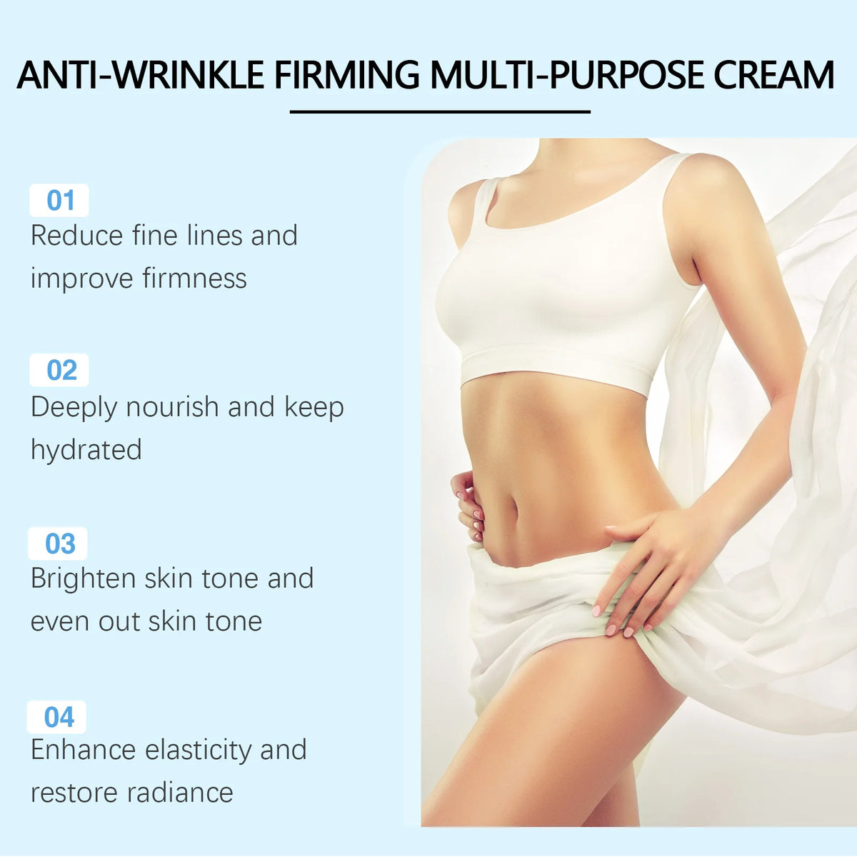 Body Firming & Tightening Cream - Nourishing Moisturizer for Skin Elasticity, Lifting, and Radiance