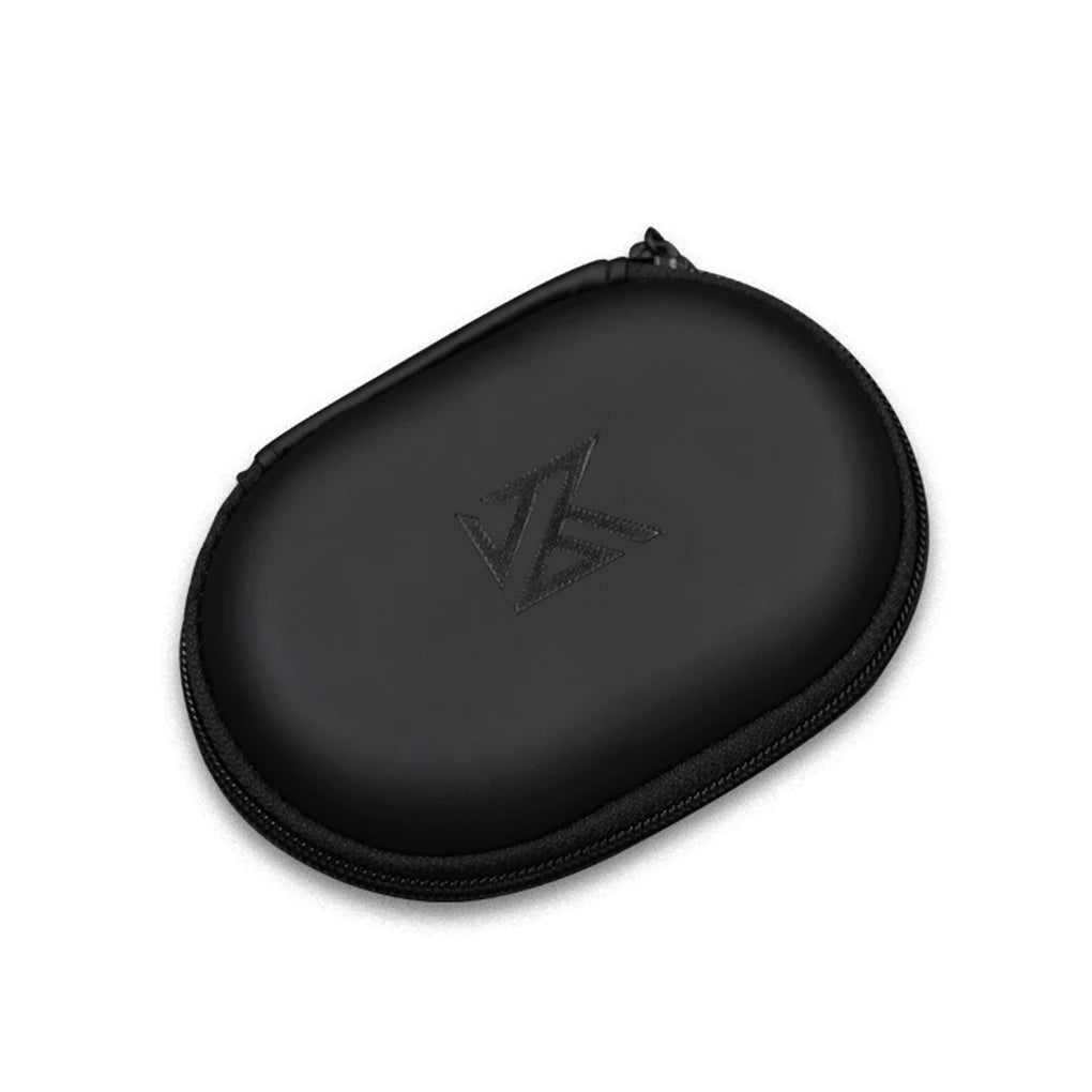 KZ Earphone Case – Portable EVA Zipper Headset Storage Box with Logo, Square Compression Organizer for Headphones