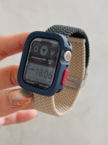 Candy Silicone Apple Watch Case & Strap - Protective Band Cover for Series 11 10 9 8 7 SE 6 5 4 Ultra 49mm 45mm 41mm 44mm 40mm