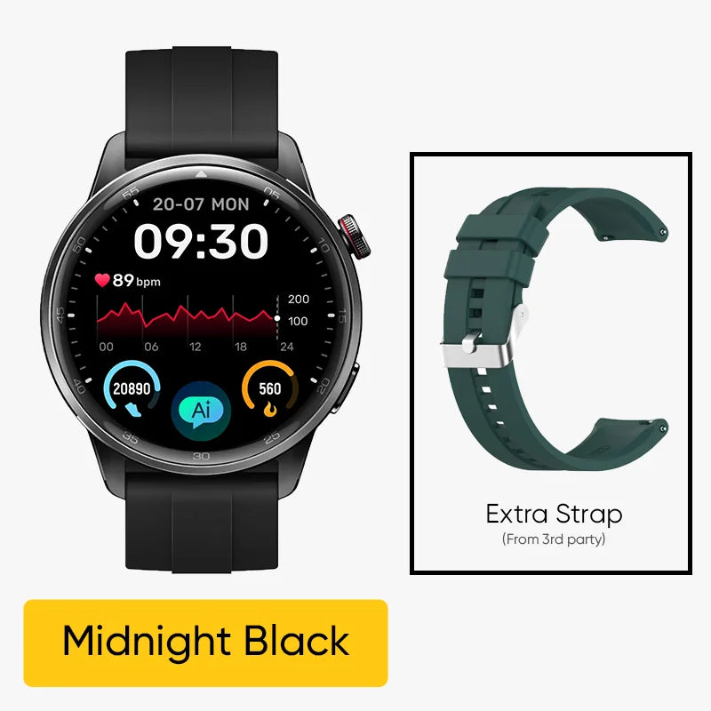 Global Version realme Watch S2 – 1.43'' AMOLED Smartwatch, 20-Day Battery, AI Engine, IP68 Waterproof