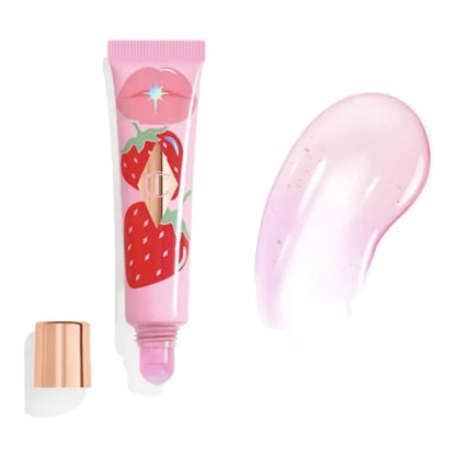 Charlotte Tilbury Makeup Set - Lip Balm Facial Setting Powder Liquid Foundation & Moisturizing Setting Spray Cosmetics